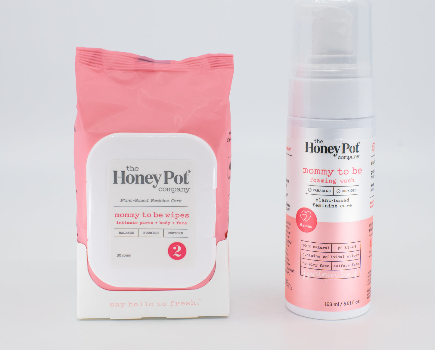 The Honey Pot mommy to be Wipes and Wash